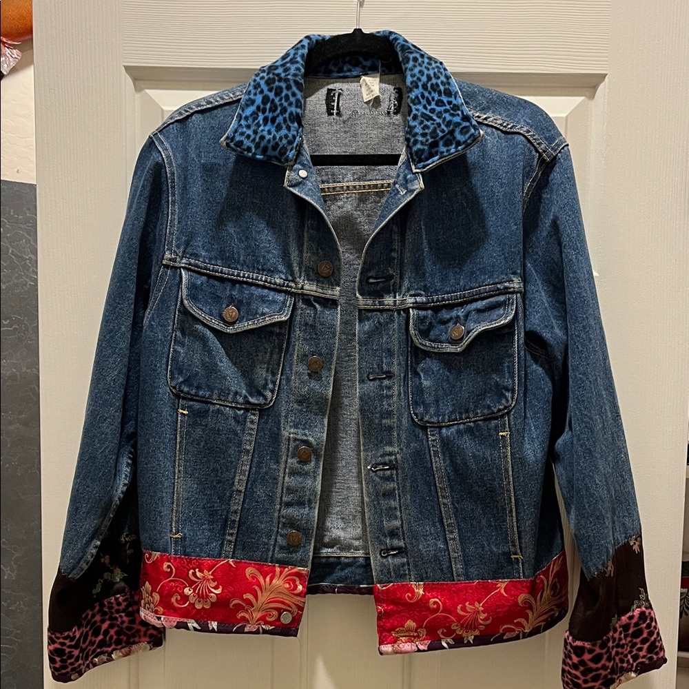 Bella Dahl Blue and Black Denim Jacket